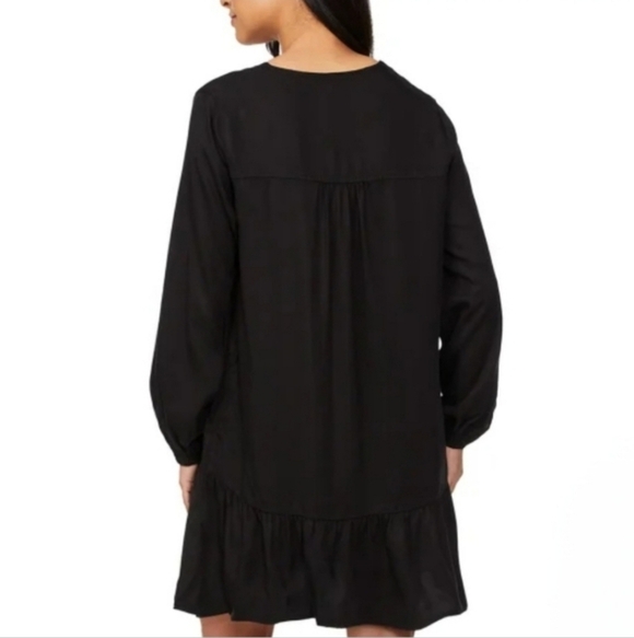 Buffalo David Bitton Black Long Sleeve Dress Women's Size XL Flowy New! - Picture 13 of 13